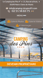 Mobile Screenshot of camping-despins85.com
